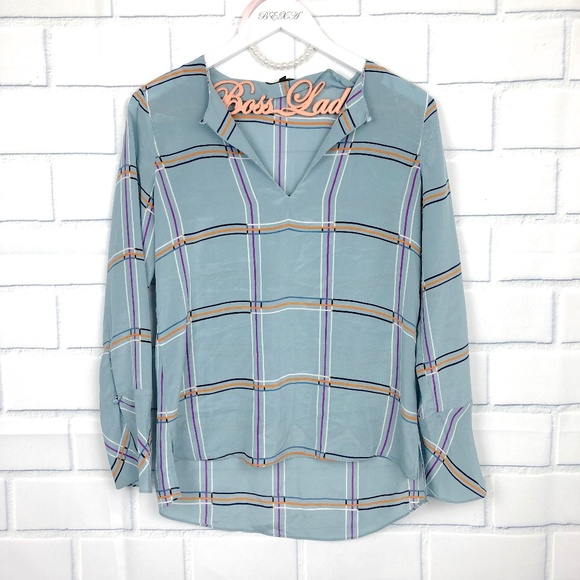 Massimo Dutti Tops - Massimo Dutti Long Sleeve Silk Blouse Size 4